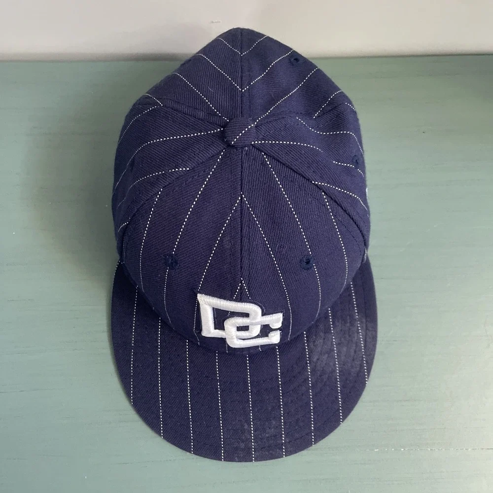 New Era 59Fifty MLB Washington Nationals DC Baseball Hat Hickory Stripes 7‎